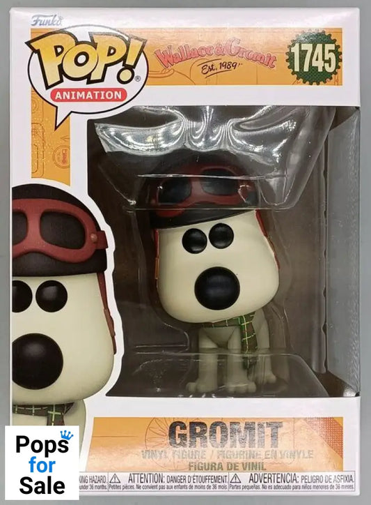 1745 Gromit - Wallace & Gromit - New Funko POP in Protector