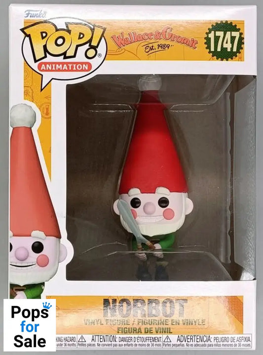 1747 Norbot - Wallace & Gromit - New Funko POP in Protector