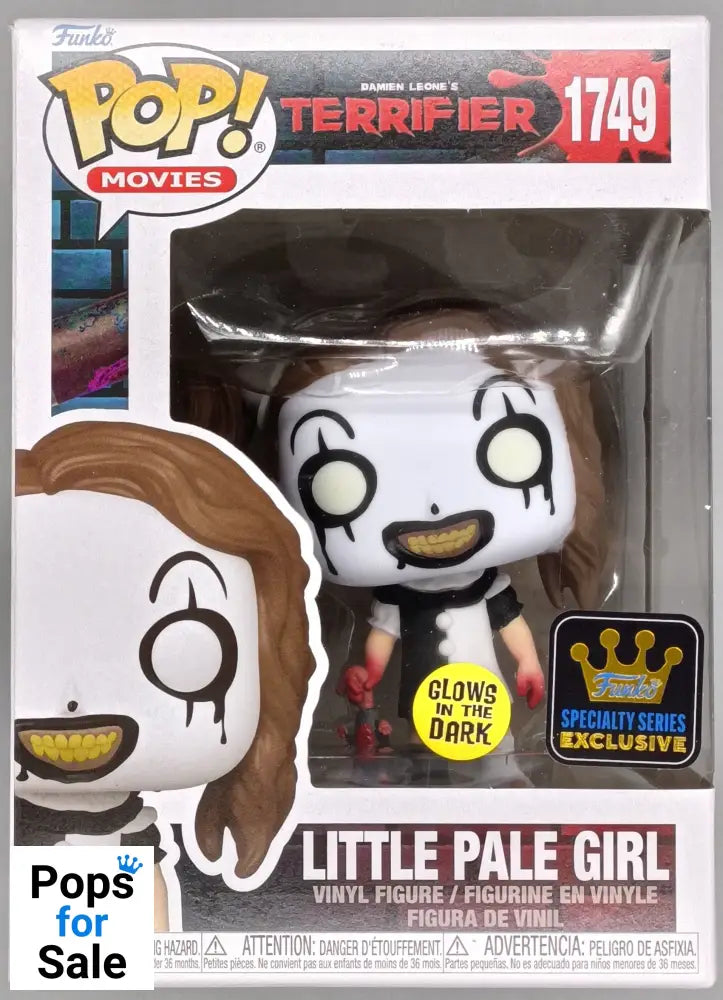 1749 Little Pale Girl - Glow - Terrifier - Horror Funko POP - Brand New