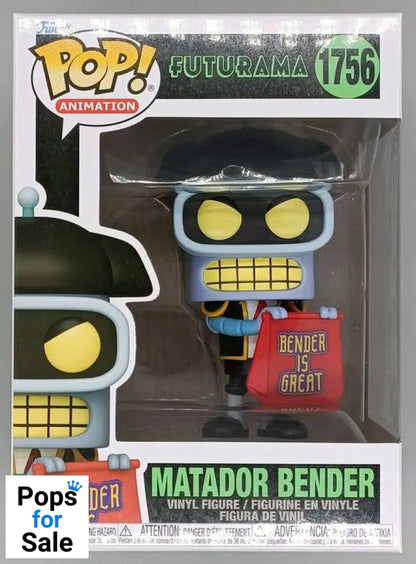 1756 Matador Bender - Futurama Funko POP - Brand New