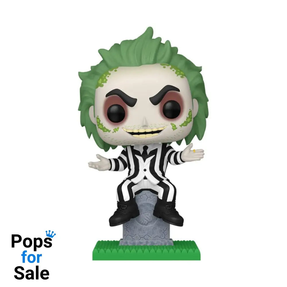 1757 Beetlejuice on Tombstone - Beetlejuice - Horror Funko POP PRESALE