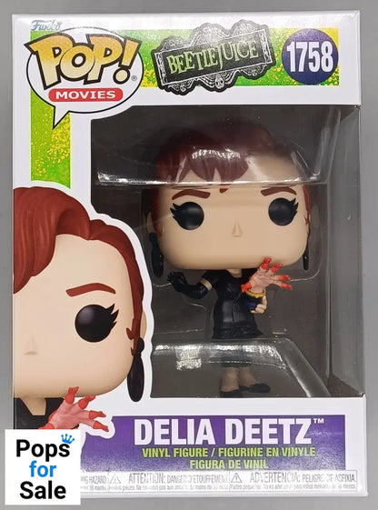 1758 Delia Deetz - Beetlejuice - Horror Funko POP - Brand New