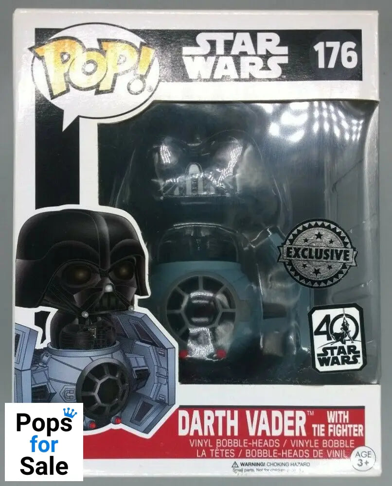 176 Darth Vader (with TIE Fighter) - Deluxe - Star Wars Funko POP
