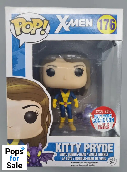 #176 Kitty Pryde (w/ Lockheed) - Marvel X-Men 2016 Con Exc Funko POP - PopsforSale.co.uk