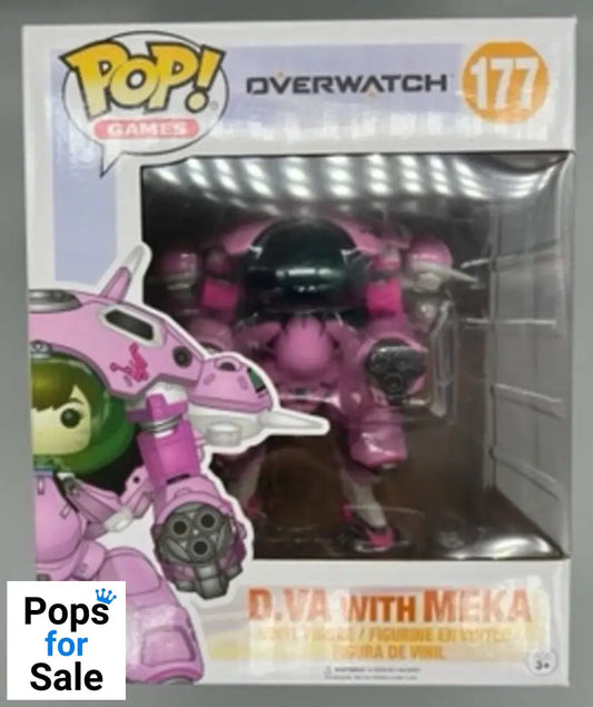 177 D.Va with MEKA - 6 Inch - Overwatch - Box Damaged Funko POP