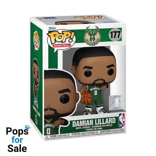 #177 Damian Lillard Milwaukee Bucks NBA Legends Funko POP Preorder - PopsforSale.co.uk