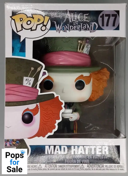 #177 Mad Hatter - Disney Alice in Wonderland - Box Damaged Funko POP