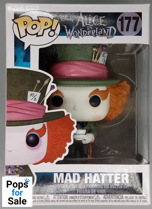 #177 Mad Hatter - Disney Alice in Wonderland - Box Damaged Funko POP