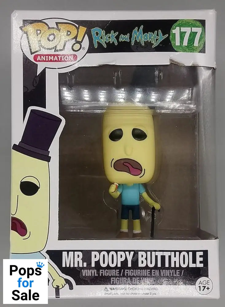 177 Mr. Poopy Butthole - Rick and Morty - Box Damaged Funko POP