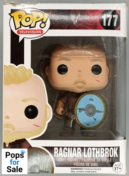 #177 Ragnar Lothbrok - Vikings - Box Damaged Funko POP - PopsforSale.co.uk