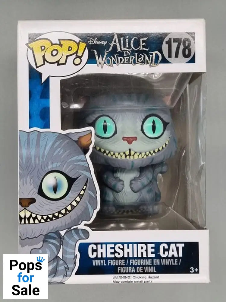 178 Cheshire Cat - Disney Alice in Wonderland Funko POP - Box Damaged