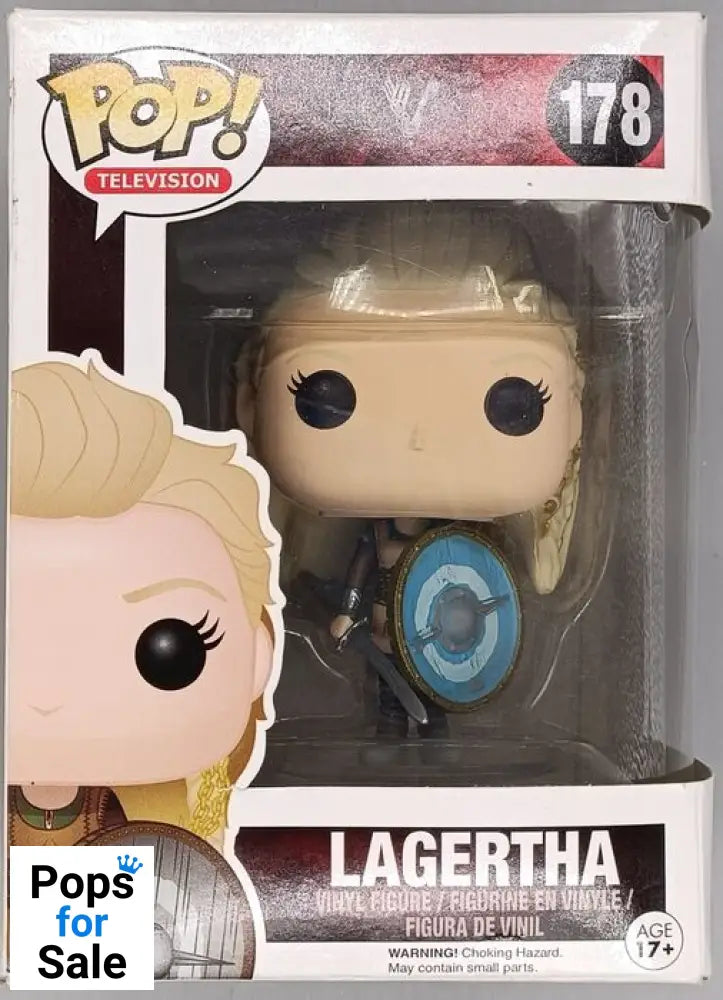 #178 Lagertha - Vikings - Box Damaged Funko POP - PopsforSale.co.uk