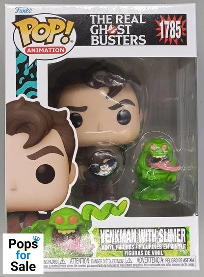 1785 Venkman with Slimer - The Real Ghostbusters Funko POP - Box Damaged
