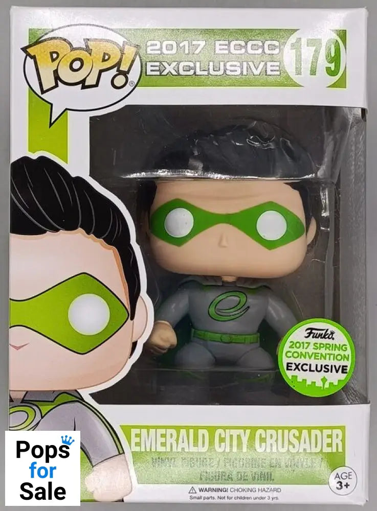 #179 Emerald City Crusader - 2017 Con - Box Damaged Funko POP - PopsforSale.co.uk