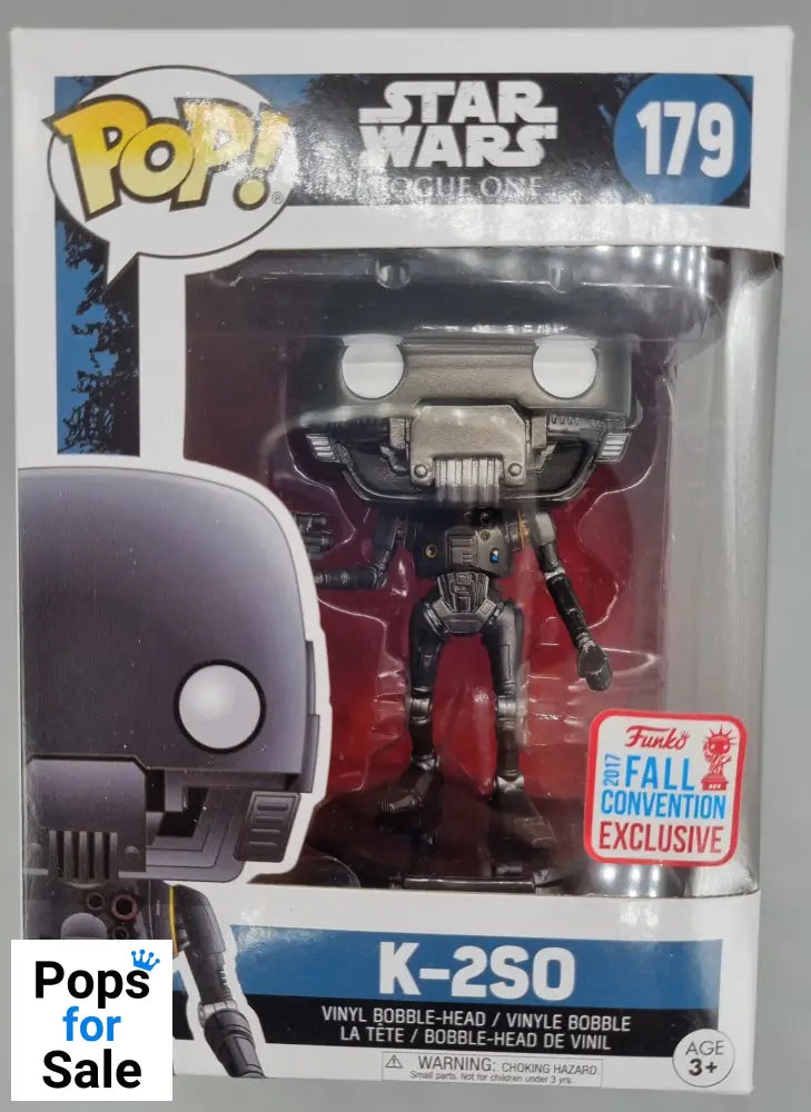 #179 K-2SO (Blaster) - Star Wars Rogue One - 2017 Con Funko POP - PopsforSale.co.uk