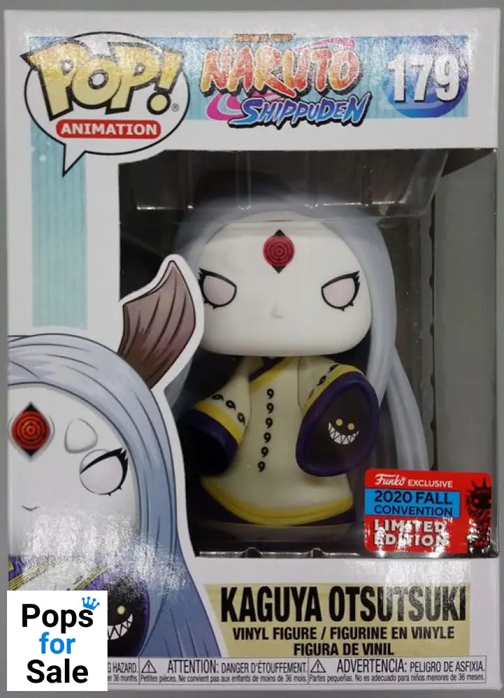 #179 Kaguya Otsutsuki - Naruto Shippuden - 2020 Con Funko POP - PopsforSale.co.uk