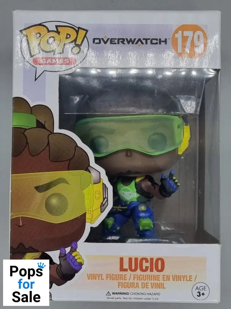 #179 Lucio - Overwatch - Box Damaged Funko POP - PopsforSale.co.uk