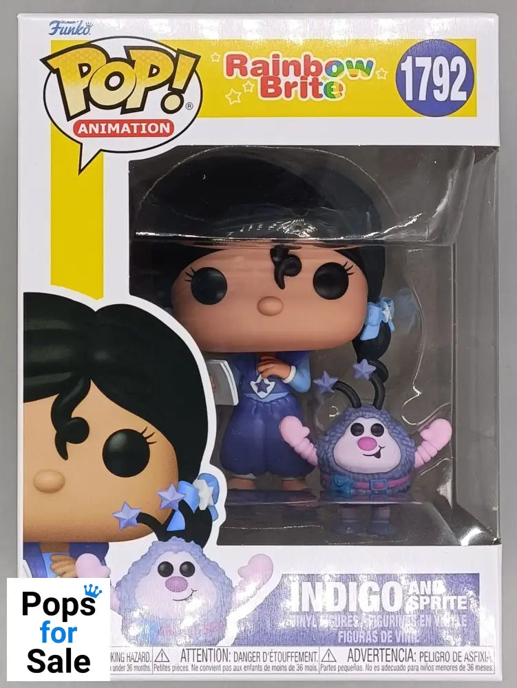 1792 Indigo and Hammy Sprite - Rainbow Brite Funko POP - Brand New