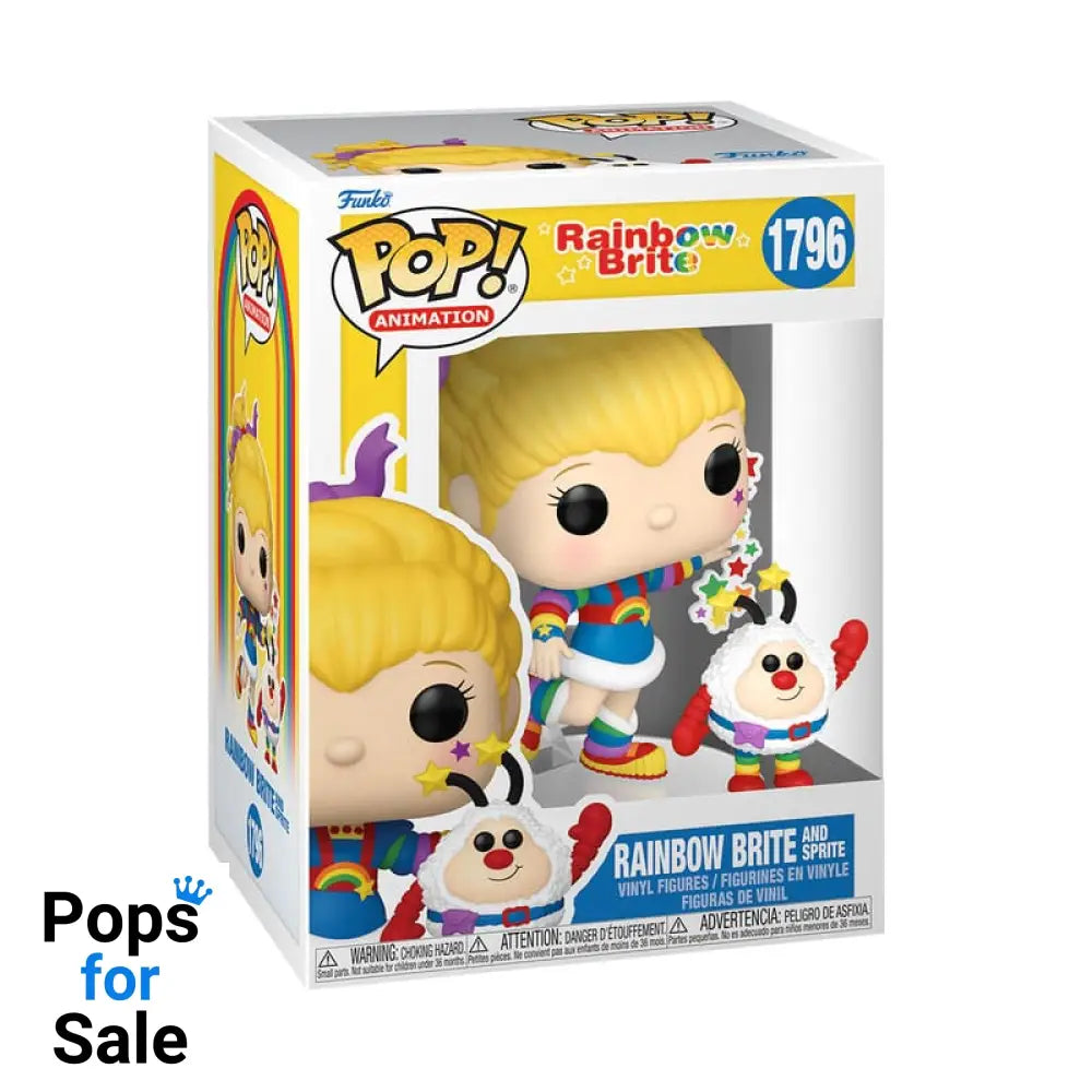 1796 Rainbow Brite and Twinky Sprite - Rainbow Brite Funko POP - Brand New