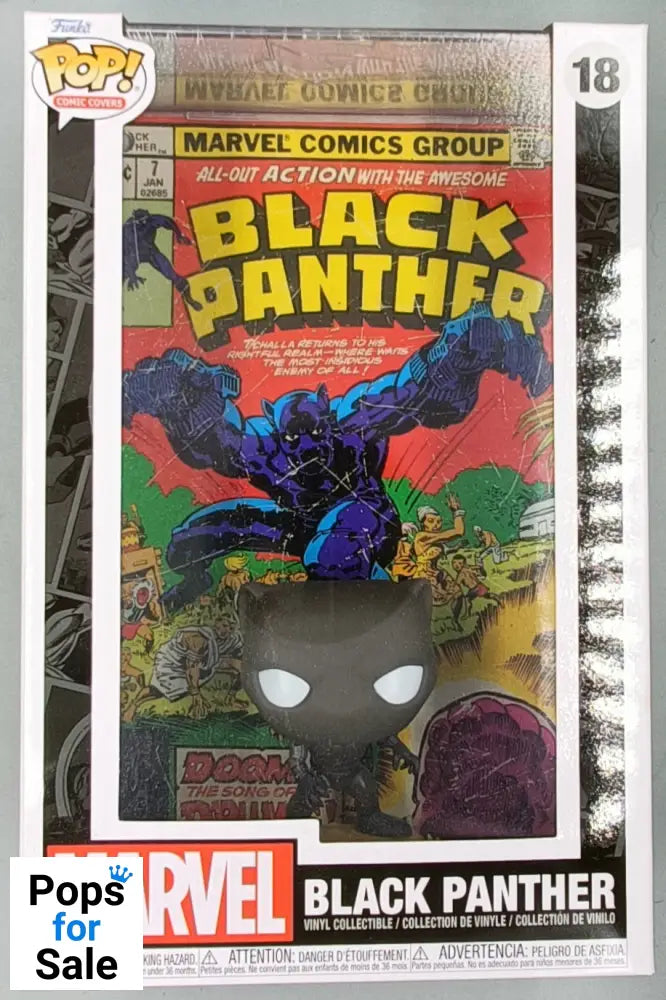 18 Black Panther - Comic Covers (Marvel) Funko POP