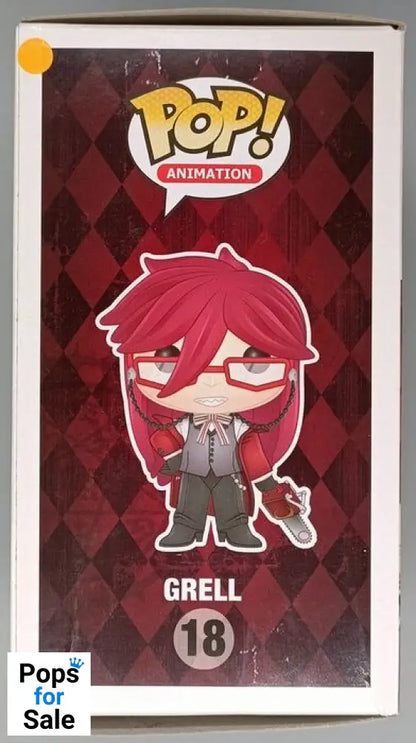 18 Grell - Black Butler - Box Damaged Funko POP