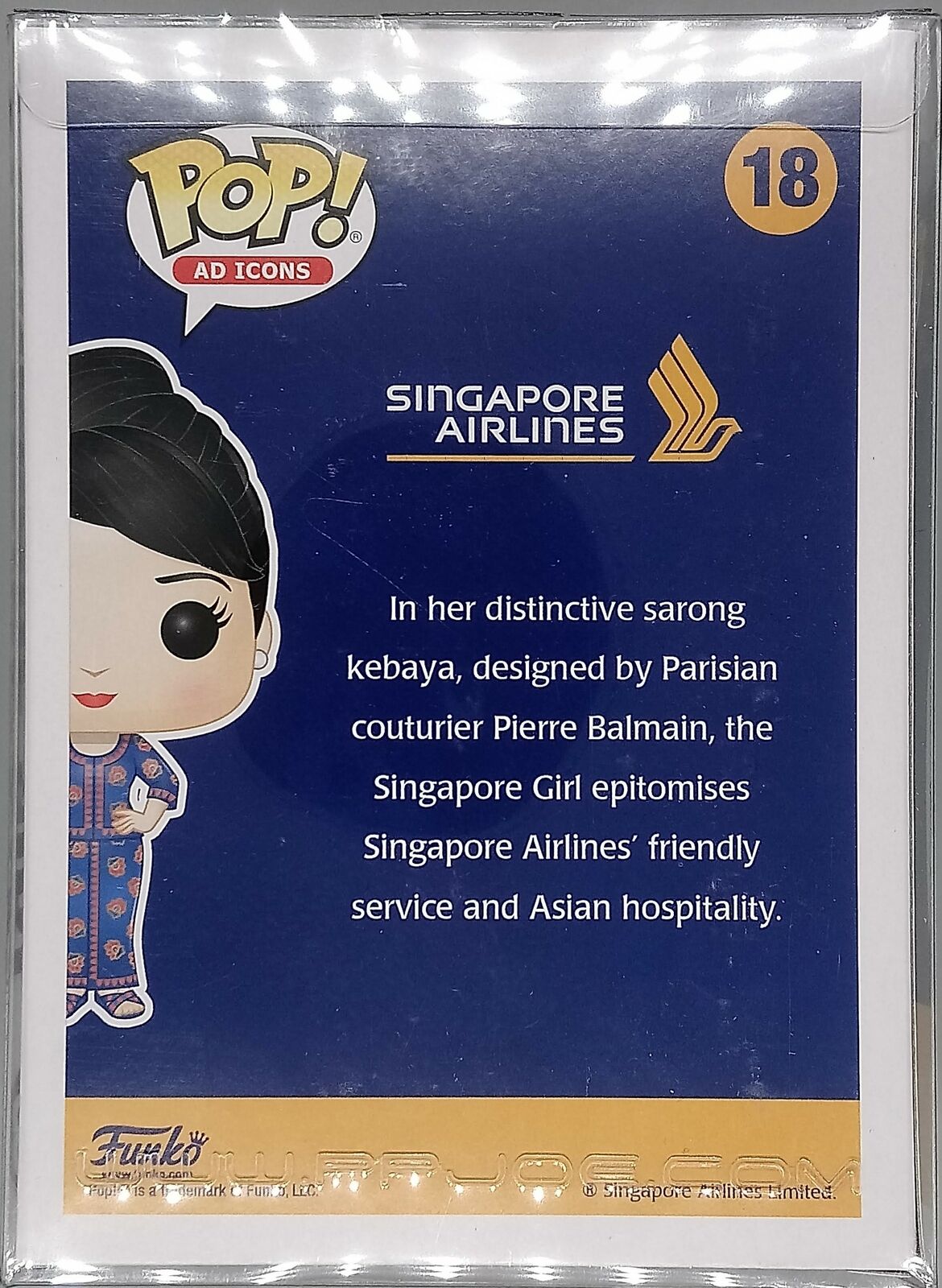 #18 Singapore Girl - Ad Icons - Singapore Airlines Funko POP - PopsforSale.co.uk