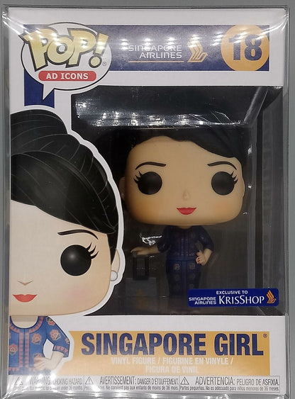 #18 Singapore Girl - Ad Icons - Singapore Airlines Funko POP - PopsforSale.co.uk