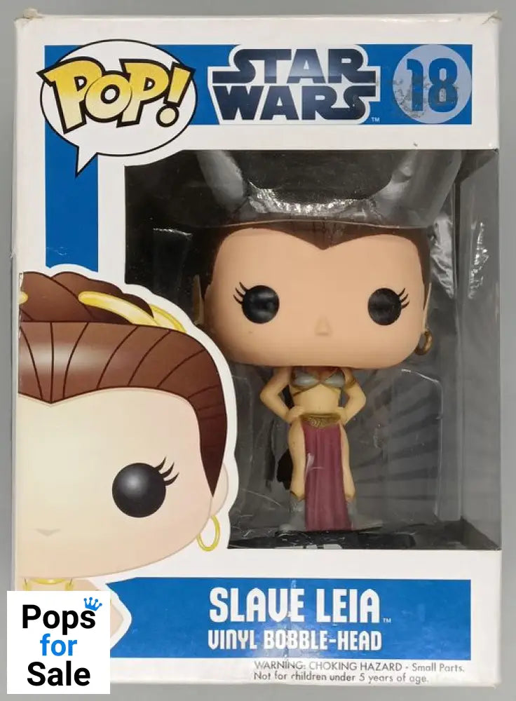 18 Slave Leia - Star Wars (Blue Box) - Box Damaged Funko POP