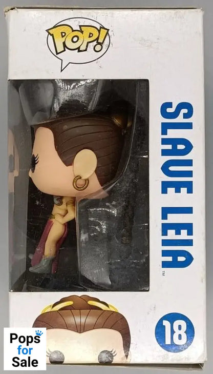 18 Slave Leia - Star Wars (Blue Box) - Box Damaged Funko POP