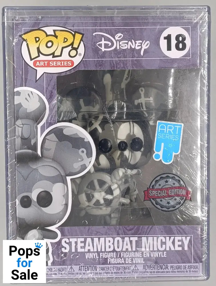 18 Steamboat Mickey - Disney - Art Series Funko POP [NEW]