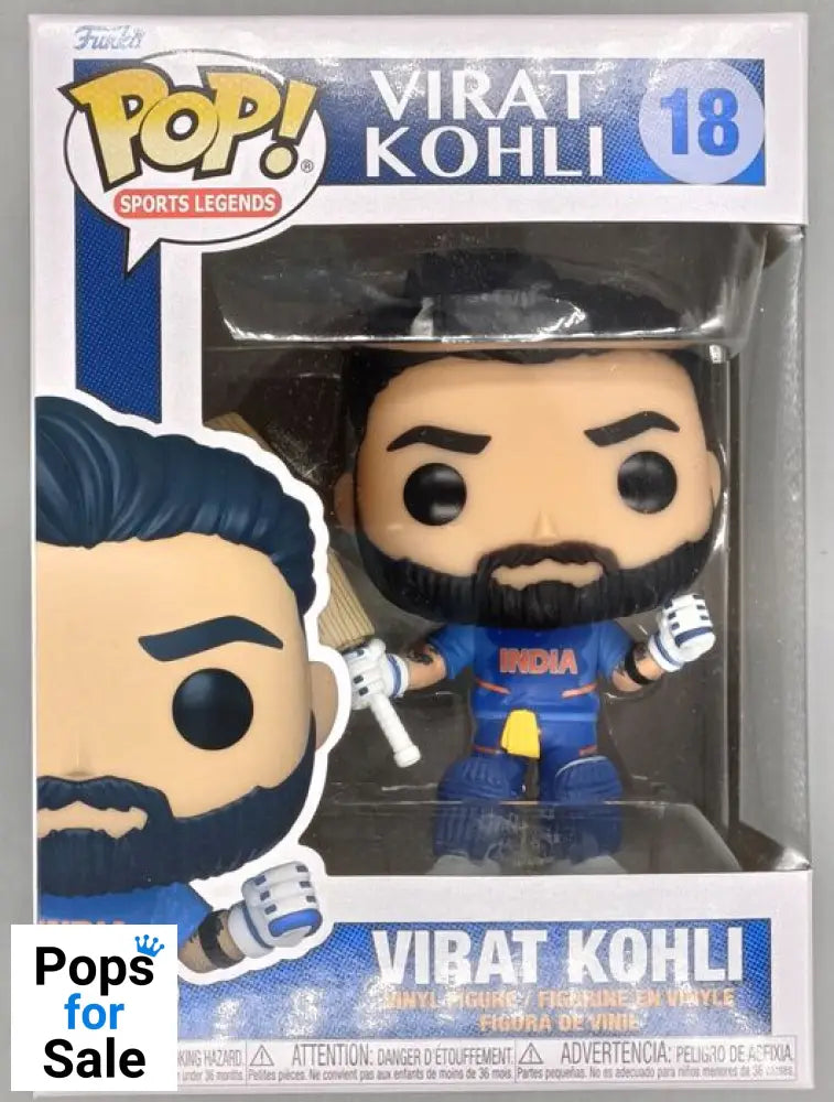 #18 Virat Kohli - Cricket Funko POP