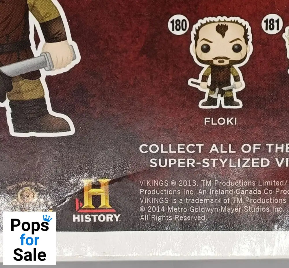 #180 Floki - Vikings - Box Damaged Funko POP