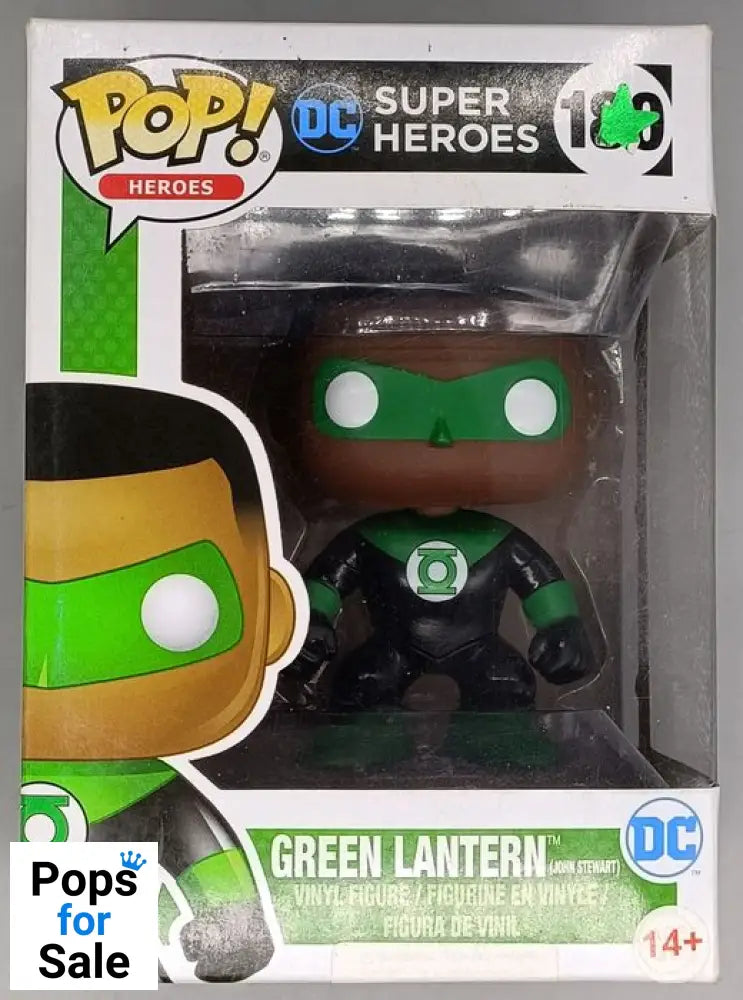 #180 Green Lantern (John Stewart) - DC Super H - Box Damaged Funko POP - PopsforSale.co.uk