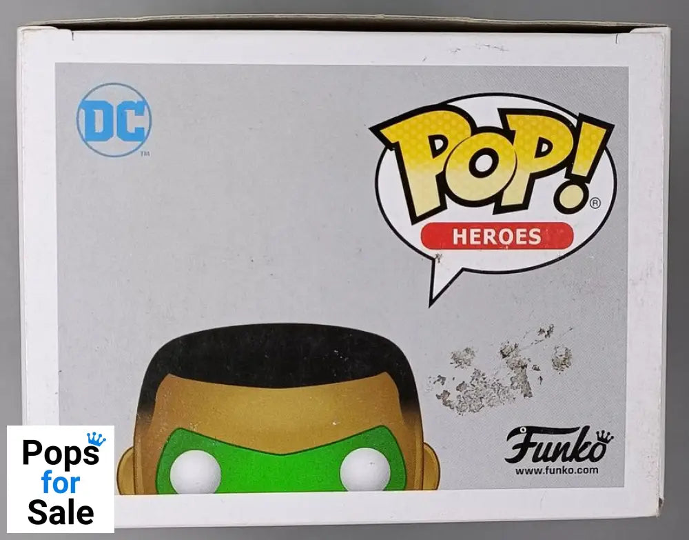 #180 Green Lantern (John Stewart) - DC Super H - Box Damaged Funko POP - PopsforSale.co.uk