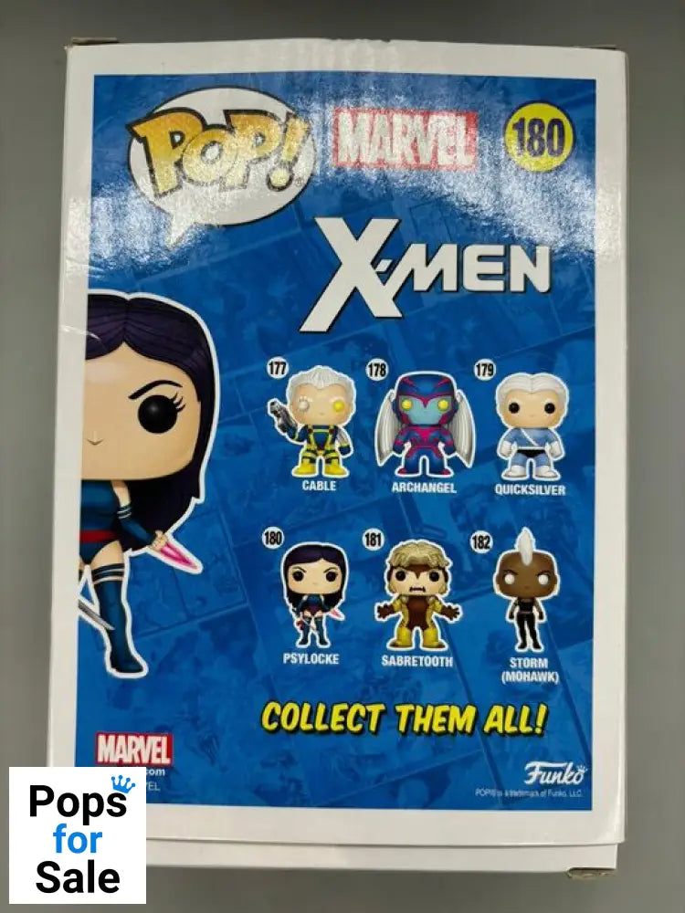 180 Psylocke - Marvel X-Men - Box Damaged Funko POP