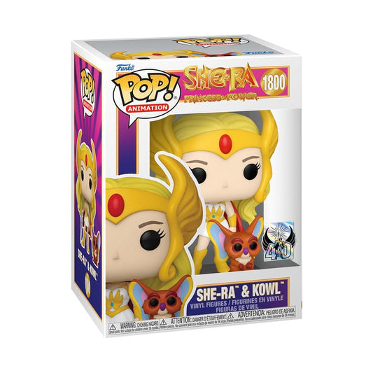 1800 She-Ra With Kowl - Princess Of Power Masters The Universe Funko Pop Presale