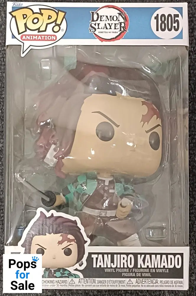 1805 Tanjiro Kamado - 10 Inch - Demon Slayer Funko POP - Brand New