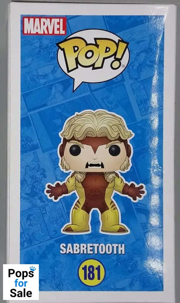 181 Sabretooth - Marvel X-Men - Funko POP - Box Damaged