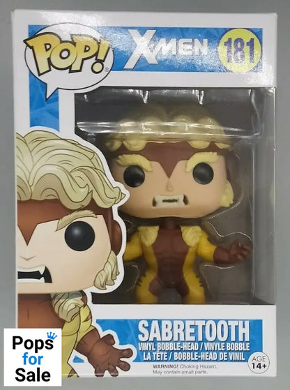 181 Sabretooth - Marvel X-Men - Funko POP - Box Damaged