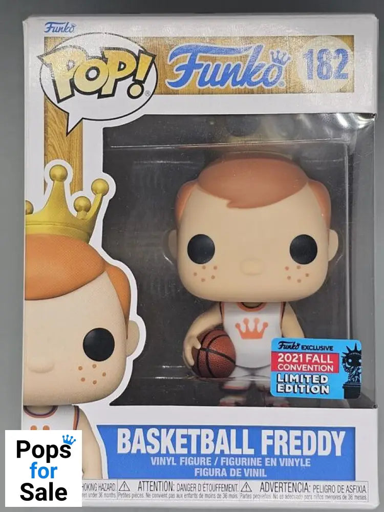 182 Basketball Freddy Funko (Freddy) 2021 Con - Box Damaged Funko POP