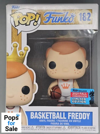 182 Basketball Freddy Funko (Freddy) 2021 Con - Box Damaged Funko POP