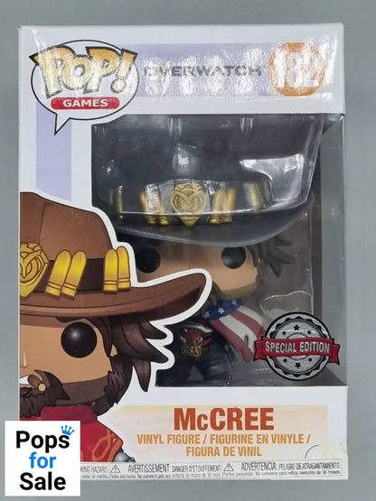 182 McCree (American) - Overwatch - Box Damaged Funko POP