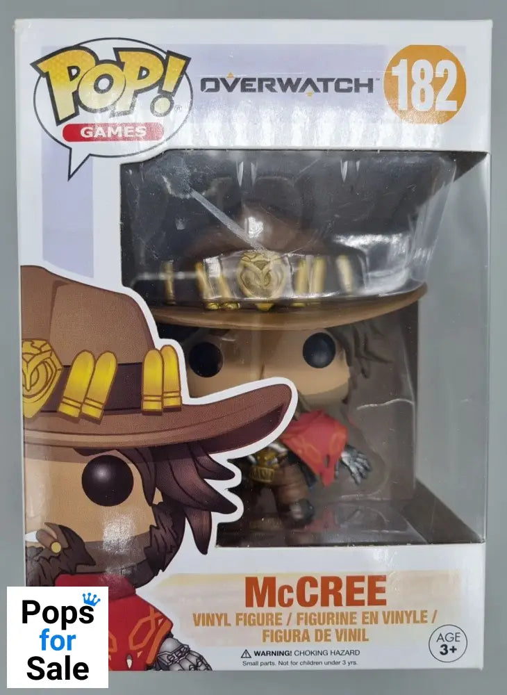 182 McCree - Overwatch - Funko POP - Box Damaged