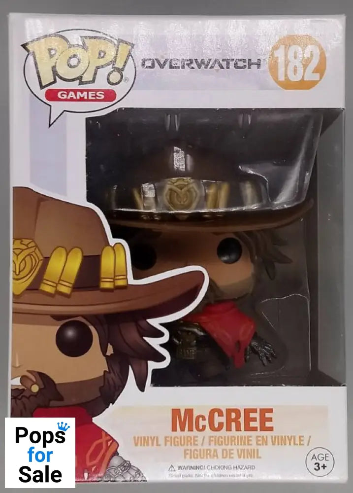 182 McCree - Overwatch - Funko POP - Box Damaged