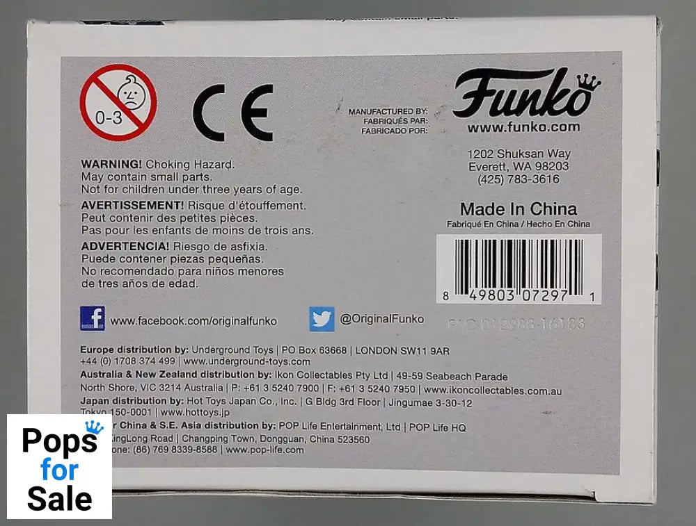 #182 McTwisp - Disney Alice In Wonderland - Box Damaged Funko POP