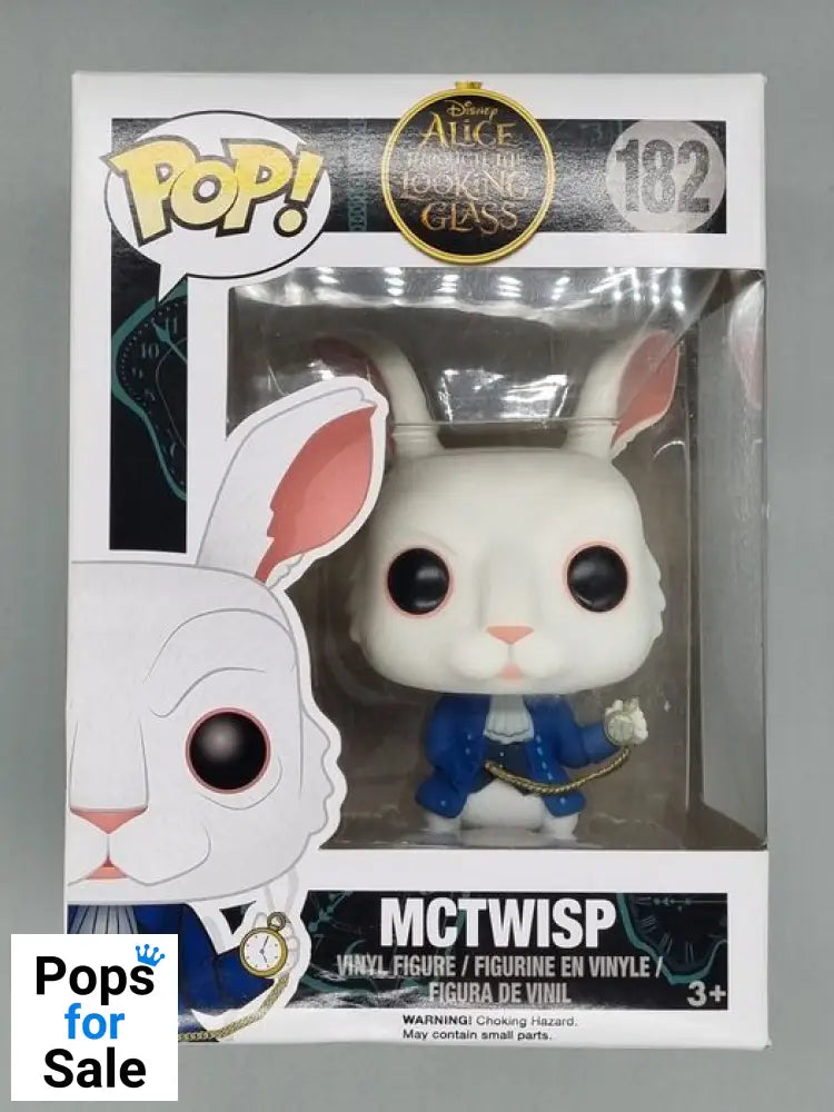 #182 McTwisp - Disney Alice In Wonderland - Box Damaged Funko POP