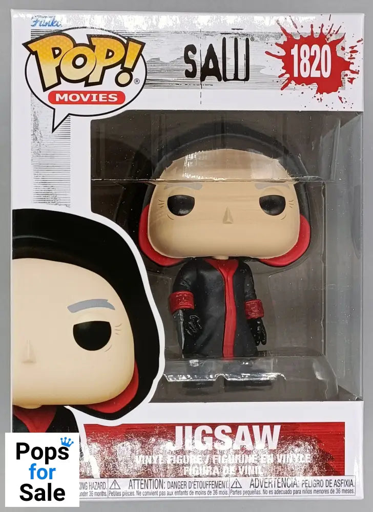 1820 Jigsaw - Saw 10th Anniversary - Horror Funko POP - Brand New