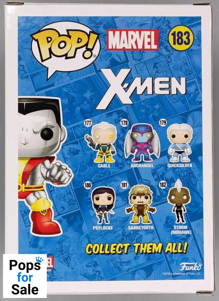 #183 Colossus - Chrome - Marvel X-Men Funko POP - PopsforSale.co.uk