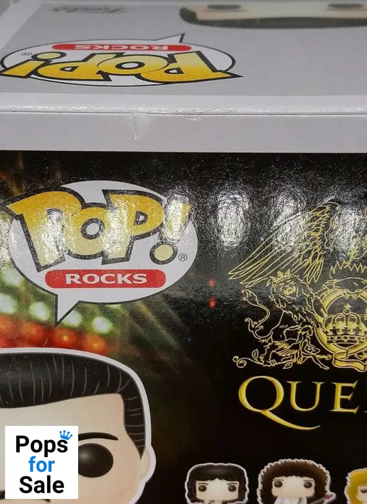 183 Freddie Mercury (Live Aid 1985) - Queen - Box Damaged Funko POP