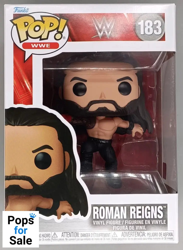 183 Roman Reigns - WWE Funko POP - Brand New